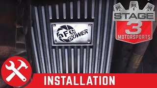 20092015 F150 aFe Machined Transmission Pan Install [upl. by Fiedling268]