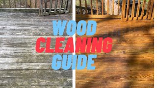 In Depth Wood Cleaning Tutorial  Cleaning and Staining a Deck Part 1  Comparing Chemicals [upl. by Orling655]