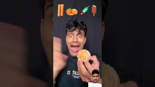 Dhungri orangein jictionicacream 🍊asmr funny eatingchallenge food shorts [upl. by Alvin]