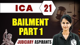 ICA 21  Bailment Part 1  CLAT LLB amp Judiciary Aspirants [upl. by Ellery]