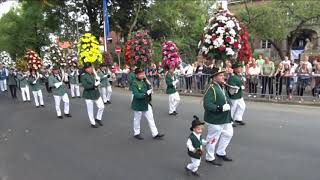 Schützenfest in Norf 2018  Der Blumen und Fahnenaufmarsch [upl. by Monro]