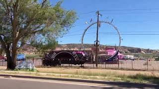 Navajo Nation Fair 2023 Frazier Shows Carnival Window Rock AZ [upl. by Antonin84]