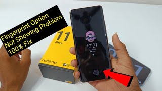 Realme 11 Pro 5G Fingerprint Not Working Problem  Realme 11 Pro fingerprint Option not showing [upl. by Riaj]