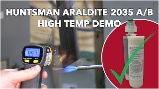 Huntsman Araldite 2035 AB Demo High Temperature Adhesive Solution [upl. by Anerres]