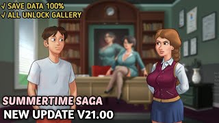 NEW UPDATE SUMMERTIME SAGA v2100  SAVE DATA [upl. by Neehsas]