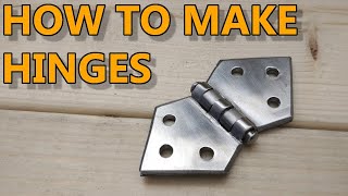 How to make hinges with simple tools [upl. by Ehrlich]