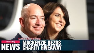 MacKenzie Bezos pledges to give half her fortune to charity [upl. by Cohin]