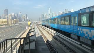 Dubai Metro  KinkiAlstom Train 7 [upl. by Galven]