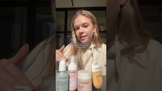 Today’s Skincare lineup skincareforkids evereden skincare skinroutine cleanskincare [upl. by Yajet]