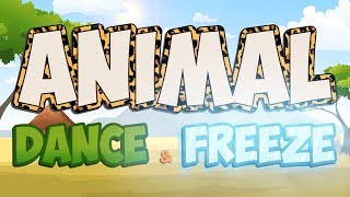 Animal Dance and Freeze  Fun Movement Brain Break  Jack Hartmann [upl. by Eladnyl]