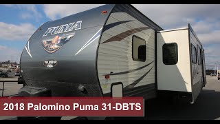 2018 Palomino Puma 31DBTS Travel Trailer Walkthrough  Tri State RV [upl. by Bess987]