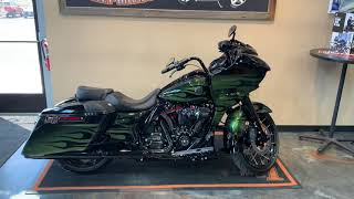 NEW 2022 HarleyDavidson CVO Road Glide in Envious Green FadeFLTRXSE [upl. by Luemas]