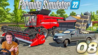 CHOISISSEZ NOTRE MOISSONNEUSE  FARMING SIMULATOR 22  Carrière Suivie 8 [upl. by Ednarb]