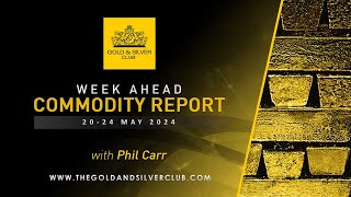 WEEK AHEAD COMMODITY REPORT Gold Silver amp Crude Oil Price Forecast 20  24 May 2024 [upl. by Erinna552]