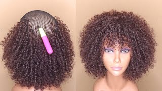 DIY Curly Crochet Wig Using Expression Multi Crochet [upl. by Sitto]