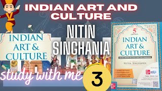 INDIAN ART AND CULTURE PART 3 STUDY WITH ME live upsc cgl2024 motivation exam aspirants [upl. by Amethyst204]