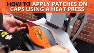 How To Apply Patches to Hats Using a Heat Press [upl. by Javier43]