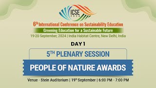 5th Plenary Session  6th International Conference on Sustainability Education  ICSE 2024 [upl. by Hynes762]