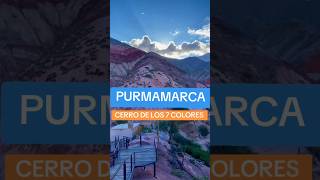 PURMAMARCA CERRO DE 7 COLORES JUJUY ARGENTINA 🇦🇷 [upl. by Kellda966]