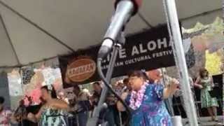 The Ladies of Halau Hula O Napualani  SEATTLES LIVE ALOHA 2012wmv [upl. by Dearr]