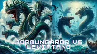 Chi vincerebbe in un combattimento tra il leviatano e Jormungardr [upl. by Nahtanohj173]