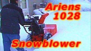 Ariens 1028 Snowblower PART 2 OF 3 Garbage Area [upl. by Anerehs]