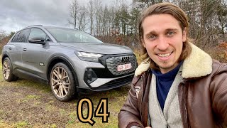 New AUDI Q4 ETRON REVIEW amp TEST DRIVE lrdxcars [upl. by Nurat]