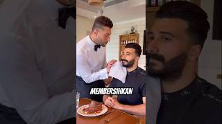 Cara Unik Restoran Mewah Menyajikan Makanan shortvideo trending viralvideo [upl. by Ahseuqram]