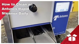 How to Clean an Antunes Rapid Steamer Daily [upl. by Gudrun]