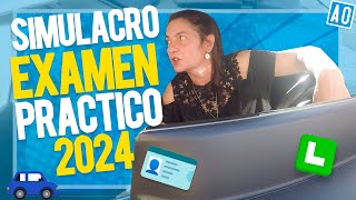 Simulacro de examen DESCONTROLADO 🤪🤯  Autoescuela Online [upl. by Ennairod823]