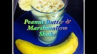 Creamy Peanut Butter amp Marshmallow Shake [upl. by Annyahs919]