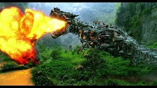 Transformers 4  All Dinobot Scenes IMAX HD [upl. by Bron470]