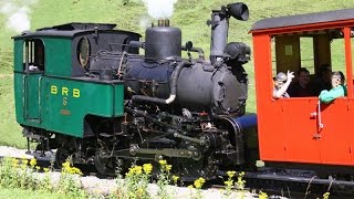 BRB Brienz Rothorn Bahn Locomotives à vapeur H6 et H7 [upl. by Sutherlan]