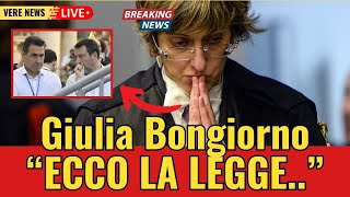 Giulia Bongiorno DENUNCIA la Magistratura Accuse Shock che Scuotono la Giustizia Italiana [upl. by Nylasor]