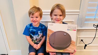 Unboxing the 25 Robot Vacuum from 5 Below How well does it work [upl. by Aeiram]