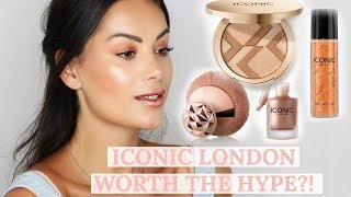 ICONIC LONDON GLOW PRODUCTS TESTED  NEW ILLUMINATING POWDER  Beautys Big Sister [upl. by Genia]