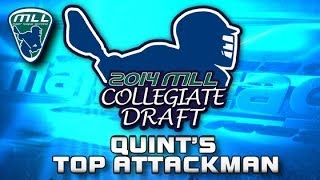 2014 MLL Draft Preview Quints Top Attackman [upl. by Acsirp]