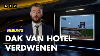 Hotel in Den Haag verliest dak tijdens personeelsfeest [upl. by Annenn269]