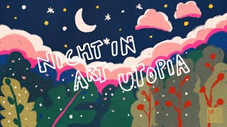 Night In Art Utopia Quick Digital Drawing  4K Procreate Process  art timelapse [upl. by Aroz]