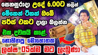 සෙනසුරාදා උදේ මේකෙන් ටිකක් පර්ස් එකට දාලා බලන්න  Cinnamon Brings Wealth And Abundance  Vasthu Tips [upl. by Nikoletta704]