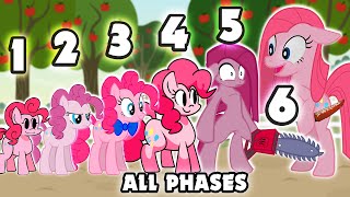 Pinkie Pie ALL PHASES  Friday Night Funkin VS Pinkie Pie My Little PonyFNF Mod [upl. by Teddie]