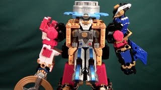 Shuriken Sentai Ninninger UFOmaru and Shurikenjin UFO Review Power Rangers [upl. by Aninep]