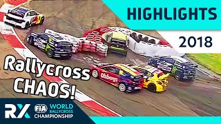 World RX 2018  Best Highlights of the Season so Far Rallycross Crashes and Chaos [upl. by Etnaik]