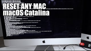 How to Erase amp Reset any Mac to Factory Settings ║ macOS Catalina [upl. by Tteraj]