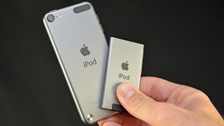 Apple iPod Touch amp Nano Space Gray Unboxing amp Comparison [upl. by Bac659]