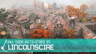 Assassins Creed Valhalla  All Activities in Lincolnscire Completionist All the Way [upl. by Ydoc]