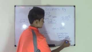 Divide Decimals By Hundred  5th Grade Math [upl. by Andriana]