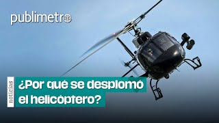 ¿Qué provocó el accidente del helicóptero que cayó en un predio en Coyoacán [upl. by Nivk]