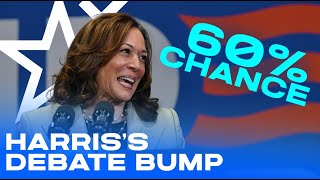 FiveThirtyEight Kamala Harris Receives BIG Debate BUMP [upl. by Guthry]