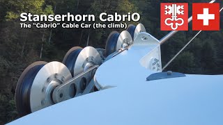 Stanserhorn CabriO 24  The quotCabriOquot Cable Car the climb September 2023 4K [upl. by Meadow]